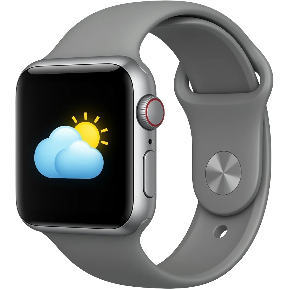 apple watch with weather sensors emoji