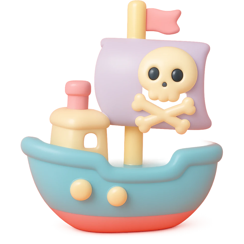pirate ship emoji