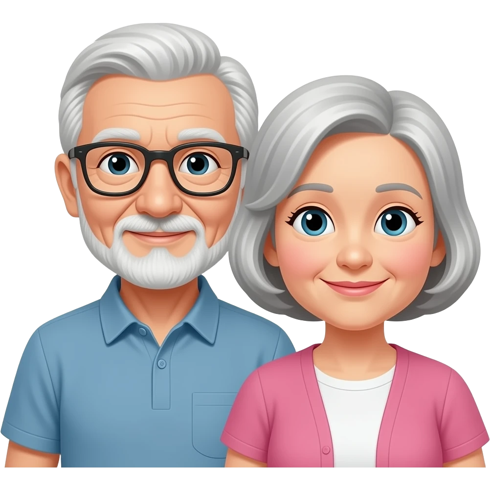 Pareja de viejos emoji