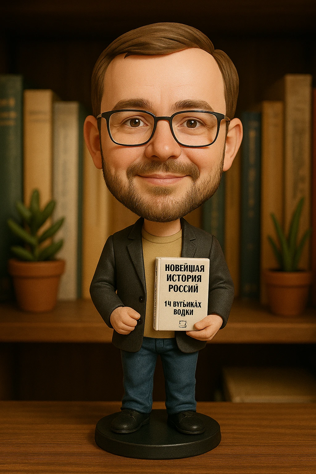Денис Пузырёв автор книги Новейшая история России в 14 бутылках водки emoji