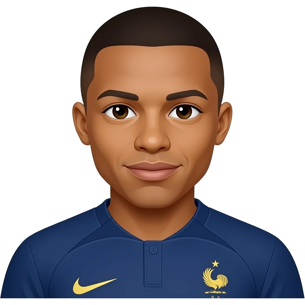 Kylian Mbappe in France emoji