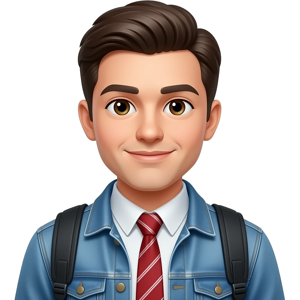 Mid 20s, male, college student emoji