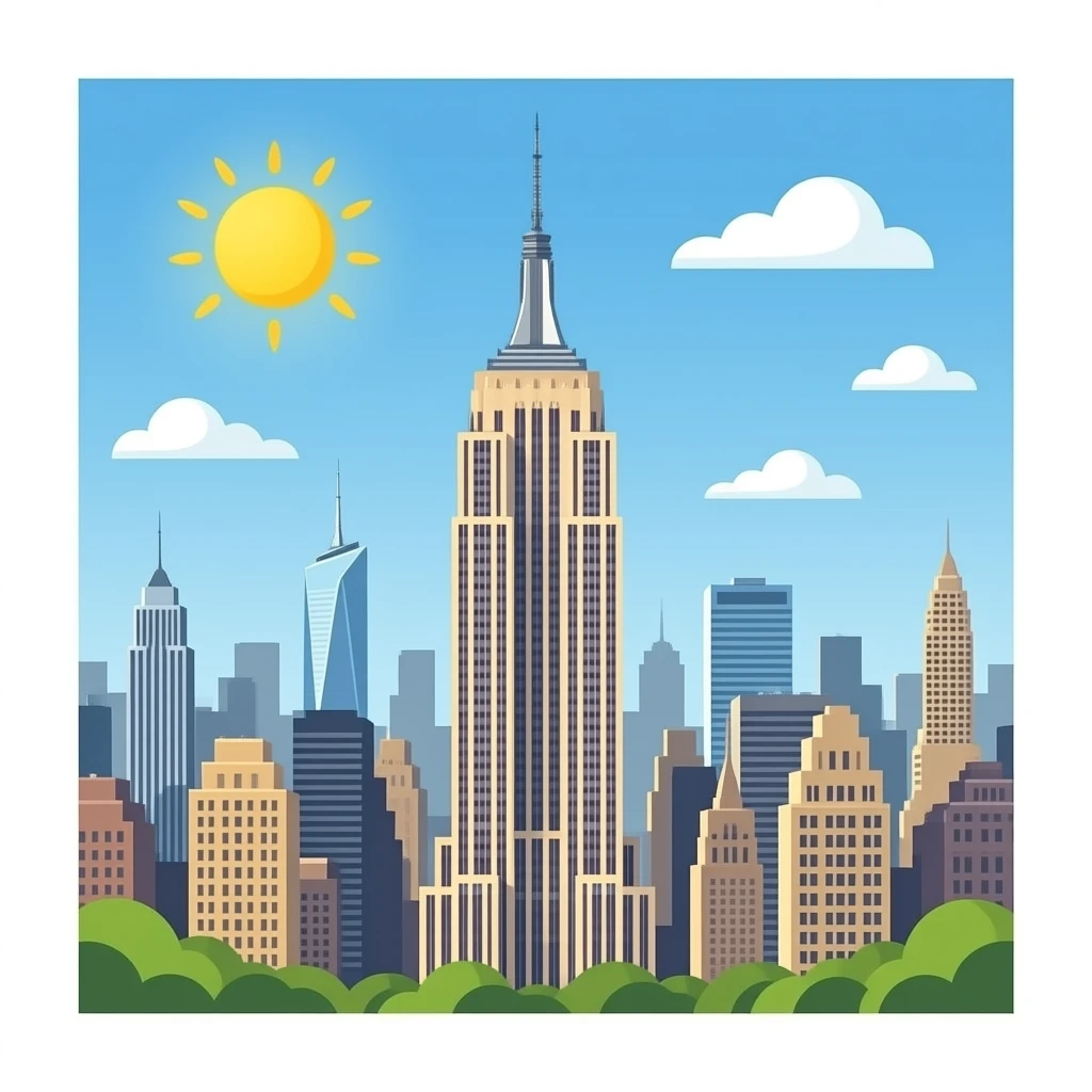 Empire state building emoji