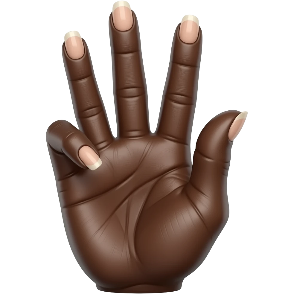 YVL Black Hand and Nail emoji