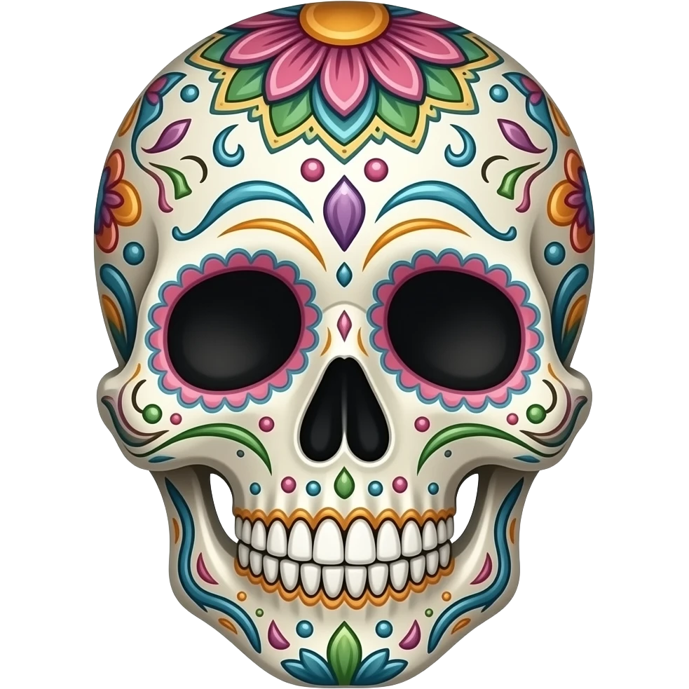sugar skull emoji