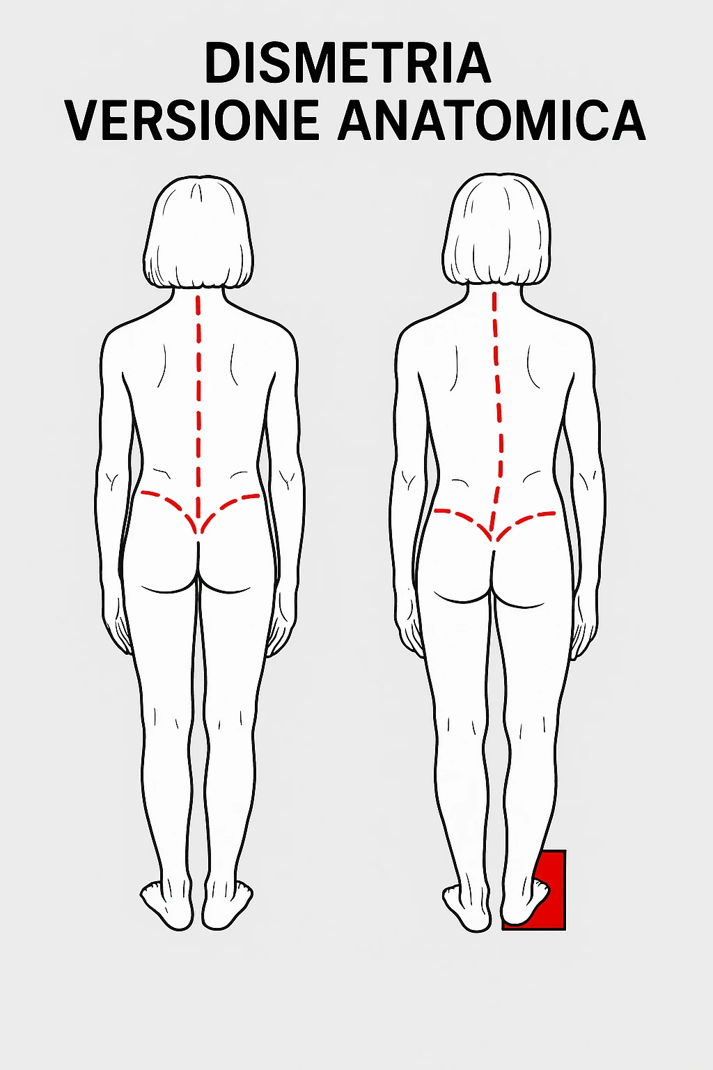 Dismetria versione anatomica emoji