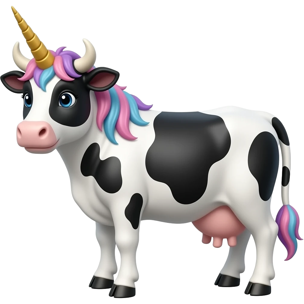 unicorn cow emoji