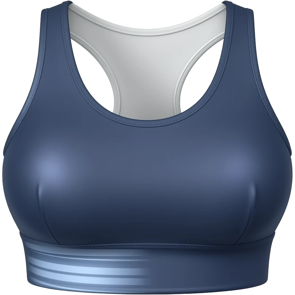 Navy blue pilates leggings and top emoji