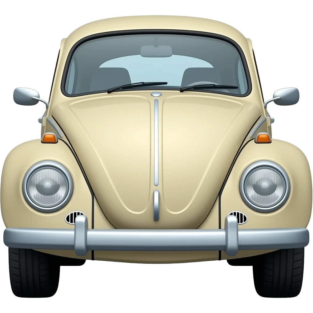 Un Volkswagen bug emoji