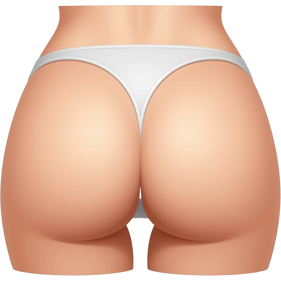 Face behind butt sexual emoji