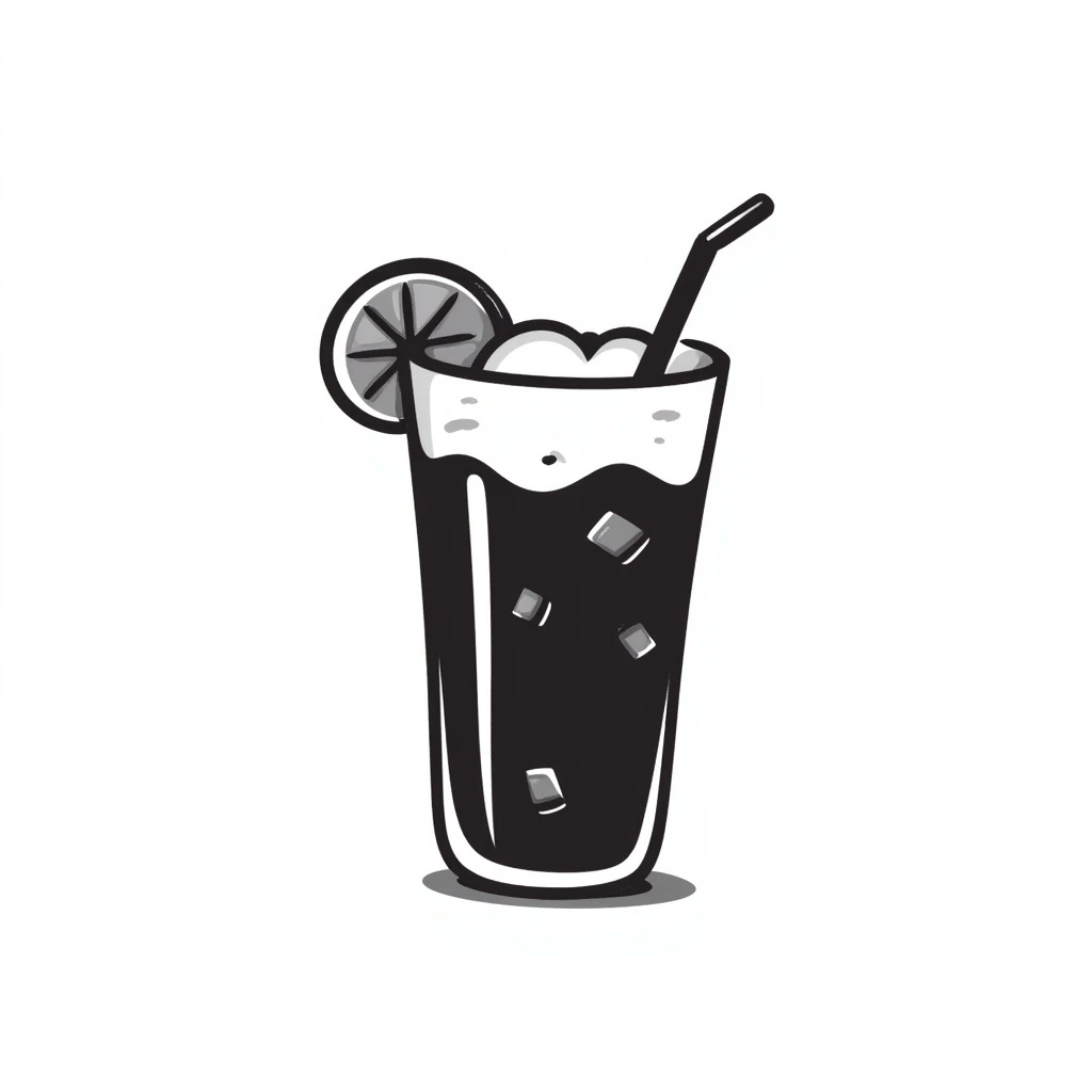 Rum and coke emoji