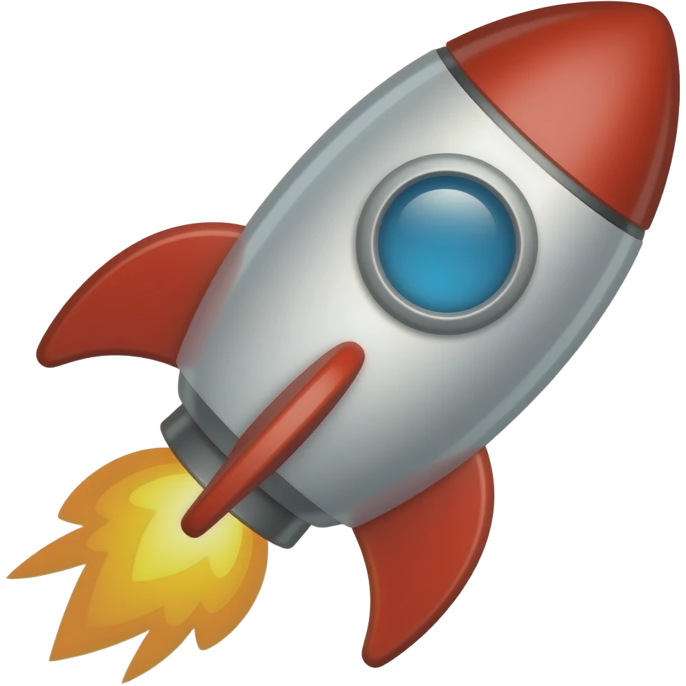 Rocket emoji