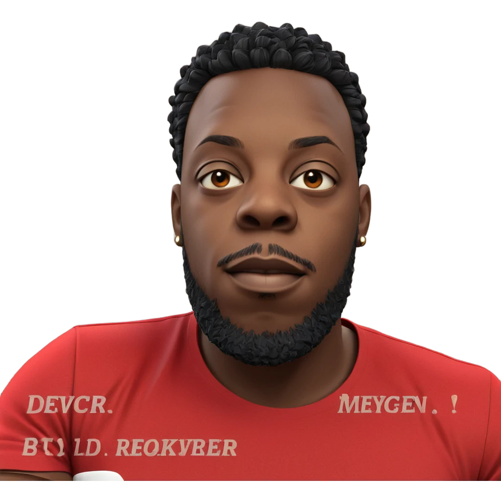 dark-skinned male with beard emoji