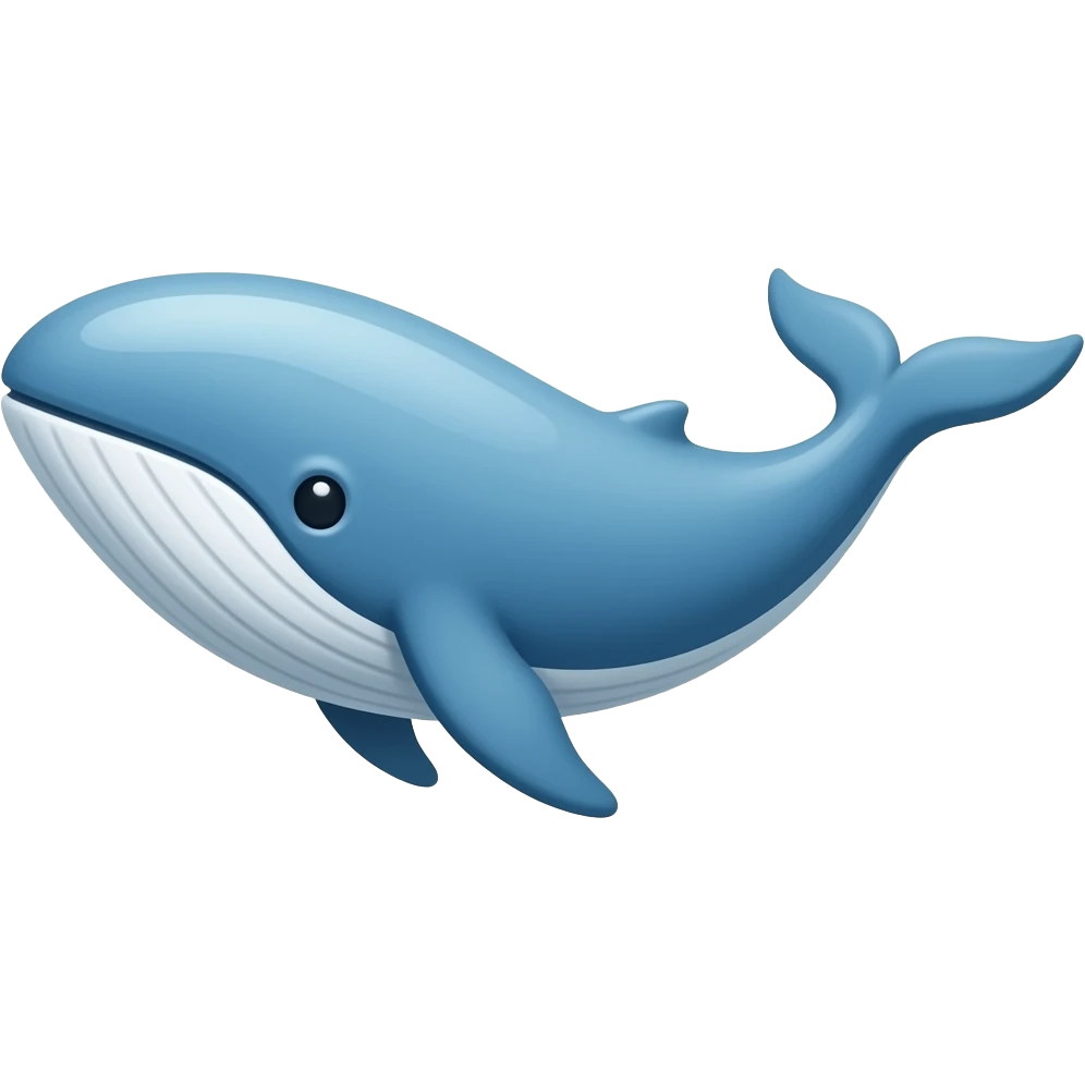 Blue Whale emoji