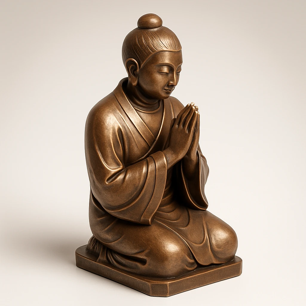 people praying in a Buddhist temple emoji