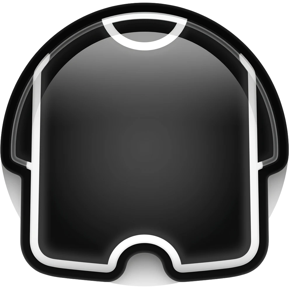 Change its colour to black and make a white colour outline emoji