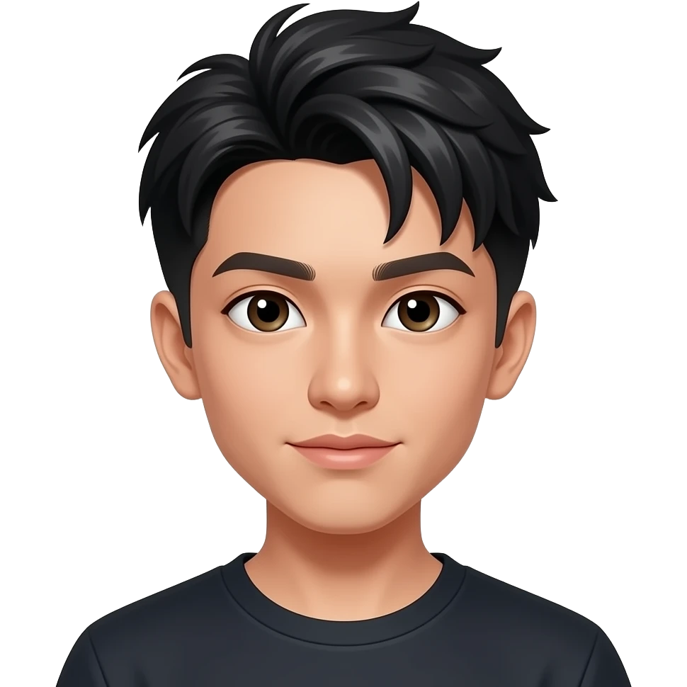 asian fashion boy face emoji