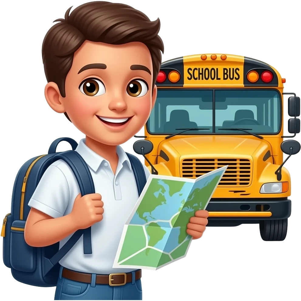 emoji de propaganda de mergandaisin para un colegio de viaje de estudios Cide emoji