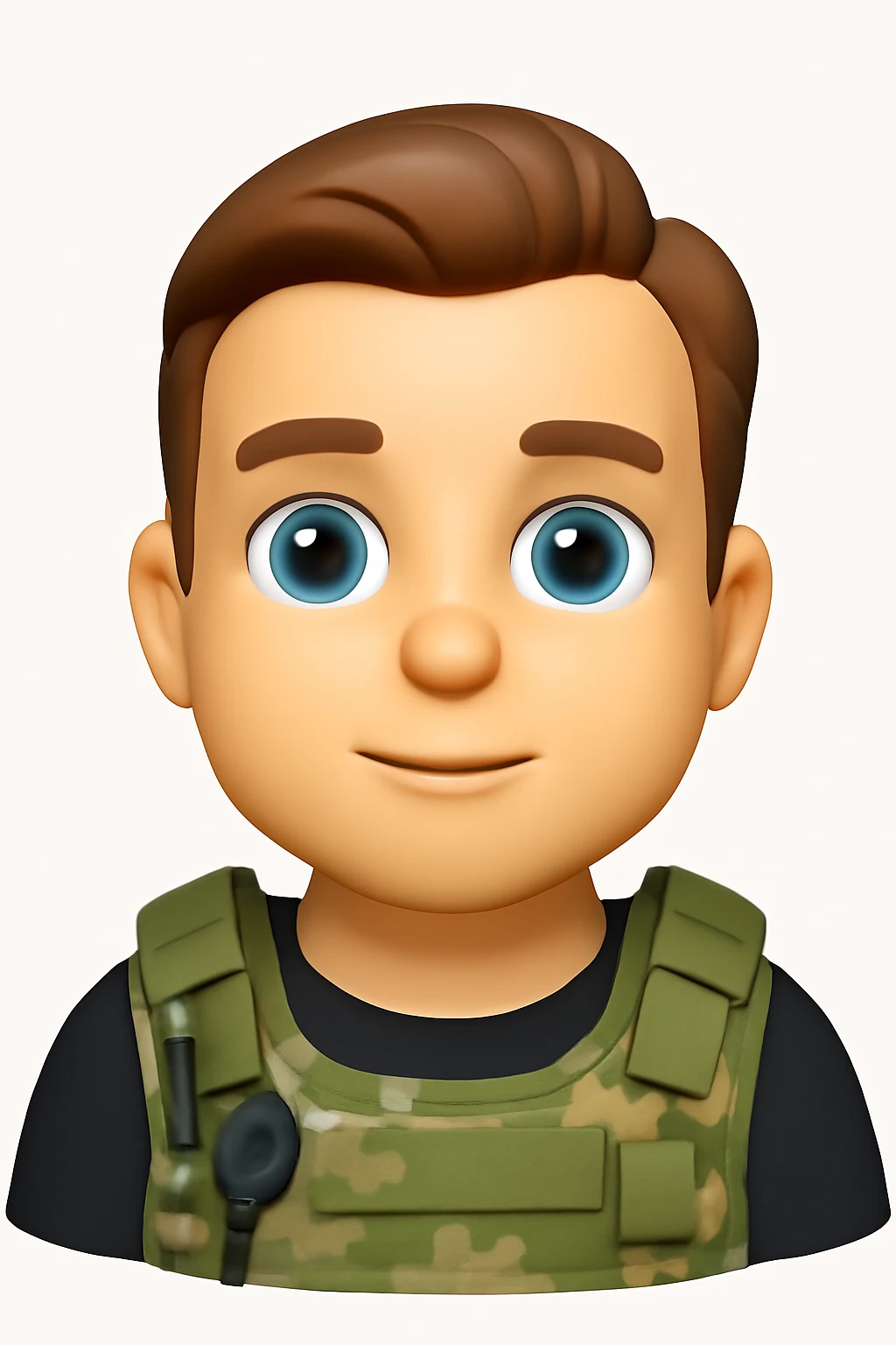 A 3D Apple-style emoji version of the uploaded image, preserving its colors, shapes, textures, and overall design, simplified into emoji form while keeping key details recognizable. Smooth glossy finish, soft shadows, high-quality render, minimal background emoji