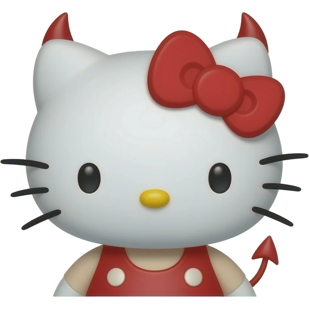 devil hello kitty emoji