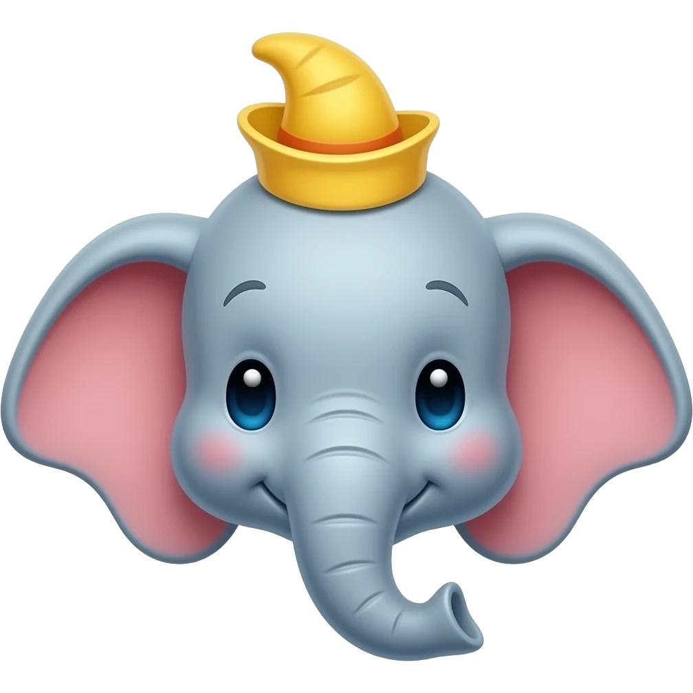 dumbo baby face adorable emoji