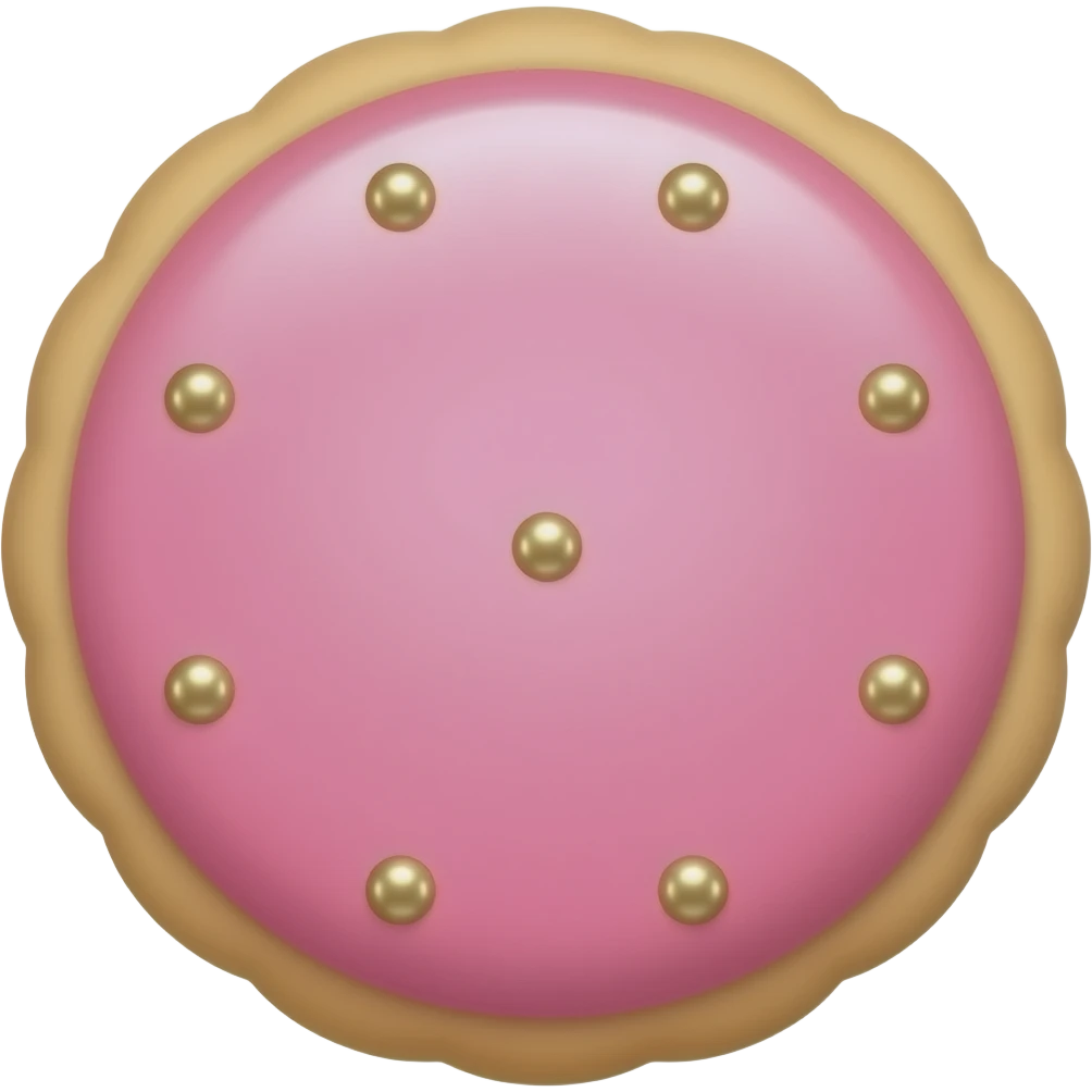 cookies inspired by barbie colour pallete emoji