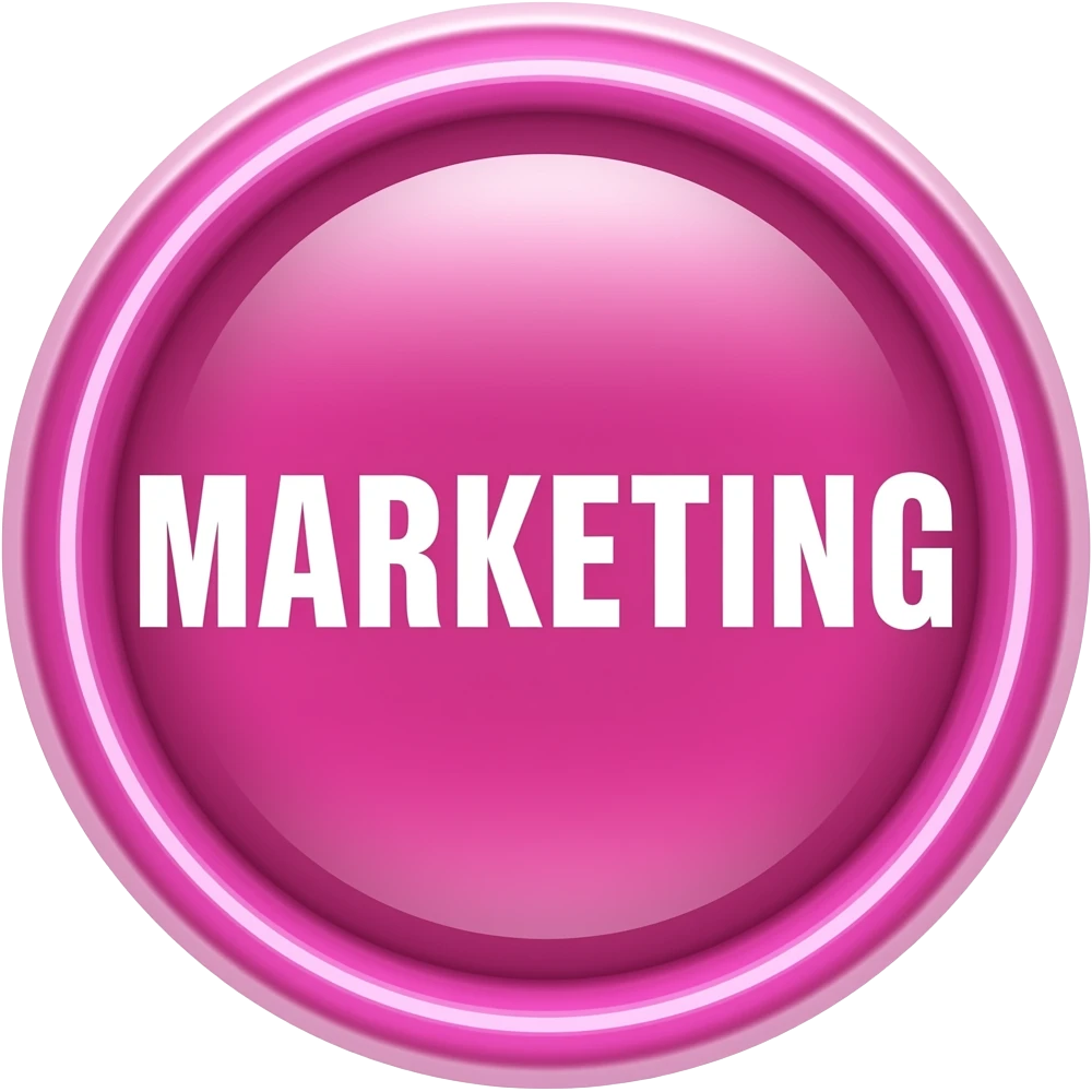 Marketing neon pink emoji