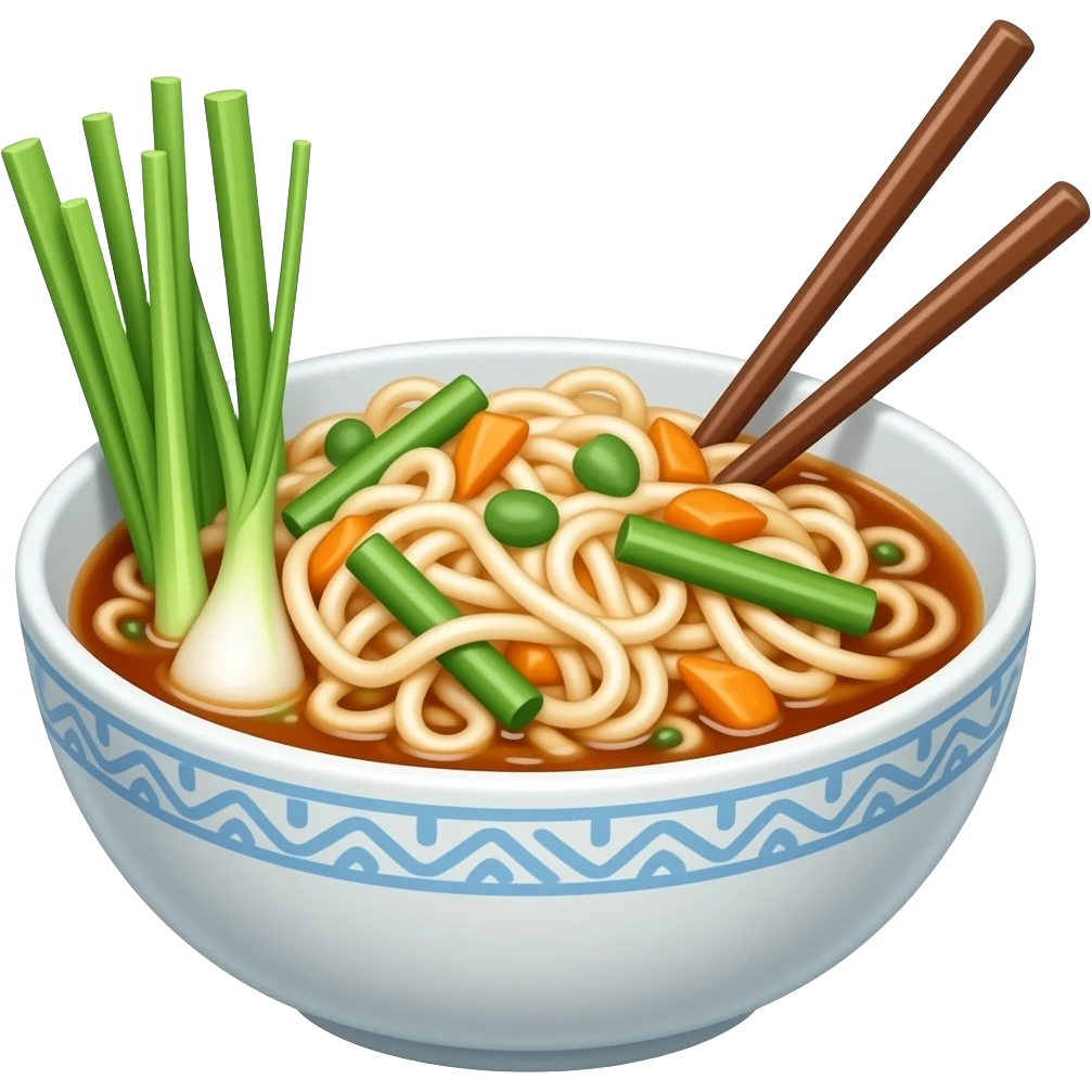 pad thai con palillos dentro emoji