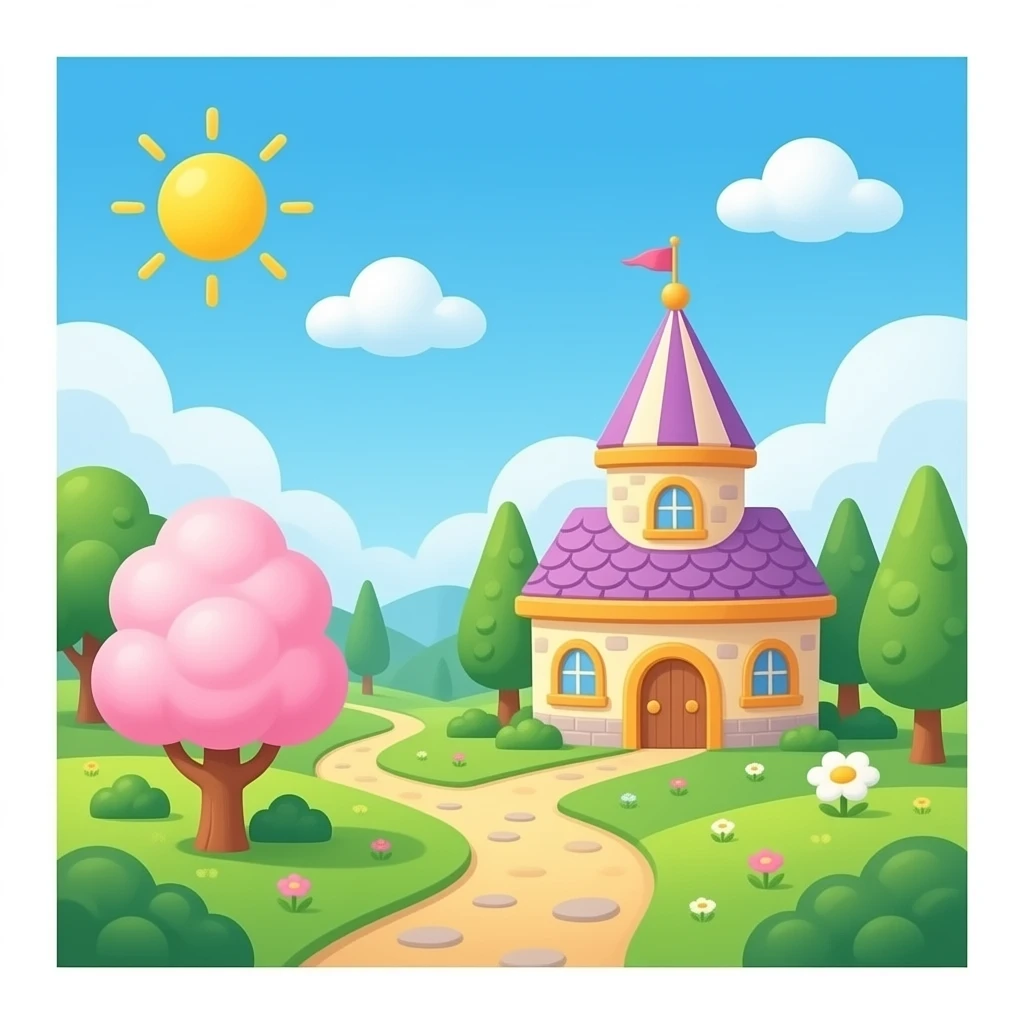 Cotton candyland emoji