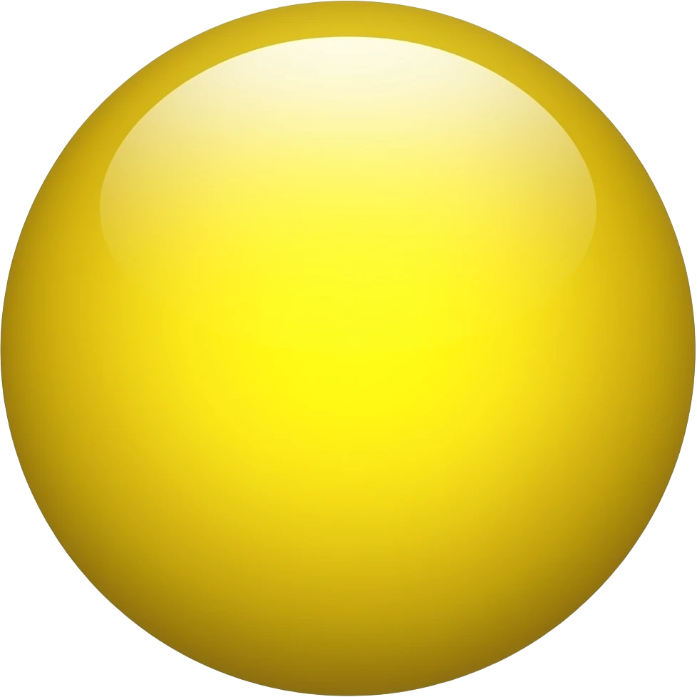 Сгенерируй желтый круглый смайлик, без эмоций emoji