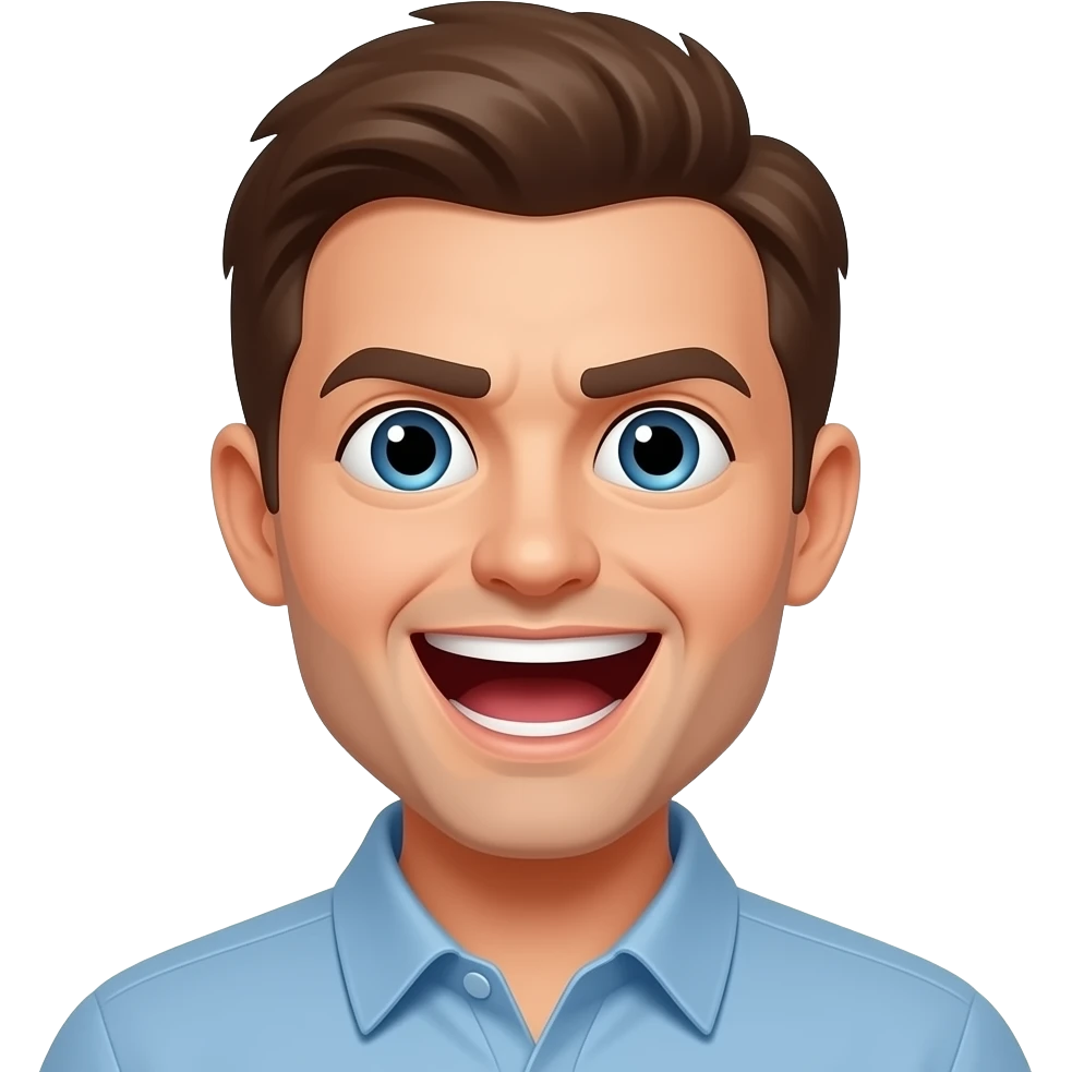 trying not to laugh really hard emoji