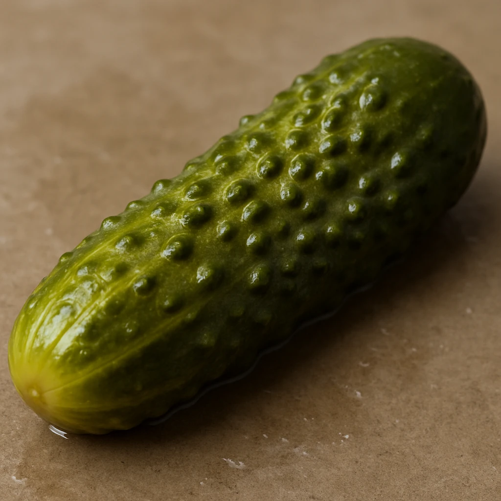 realistic style pickle emoji