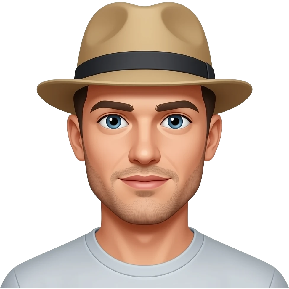 Bold headwhite guy clean shaveed backwards hat emoji