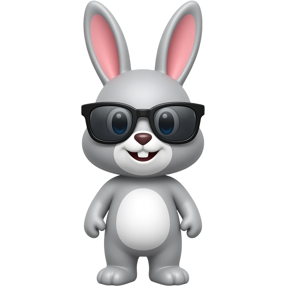 bunny with sunglasses emoji