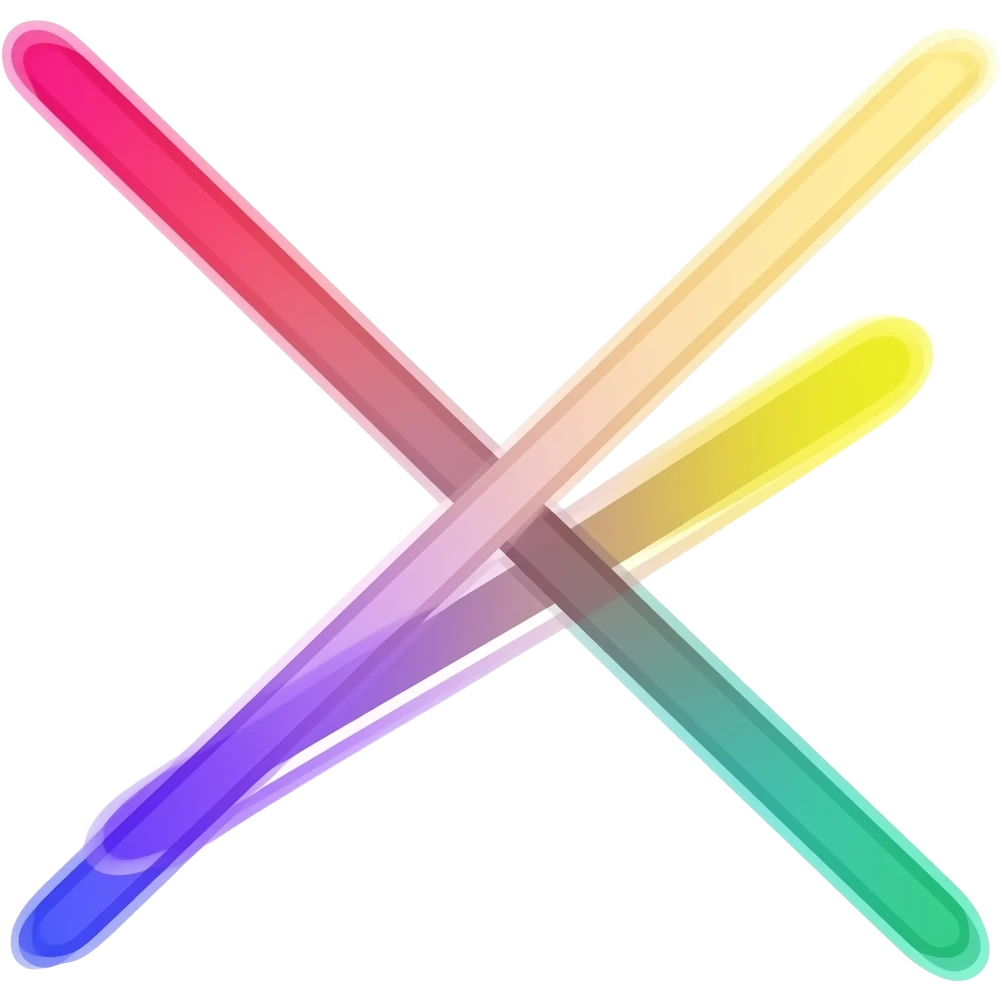colourful gradient decorative straight  line emoji