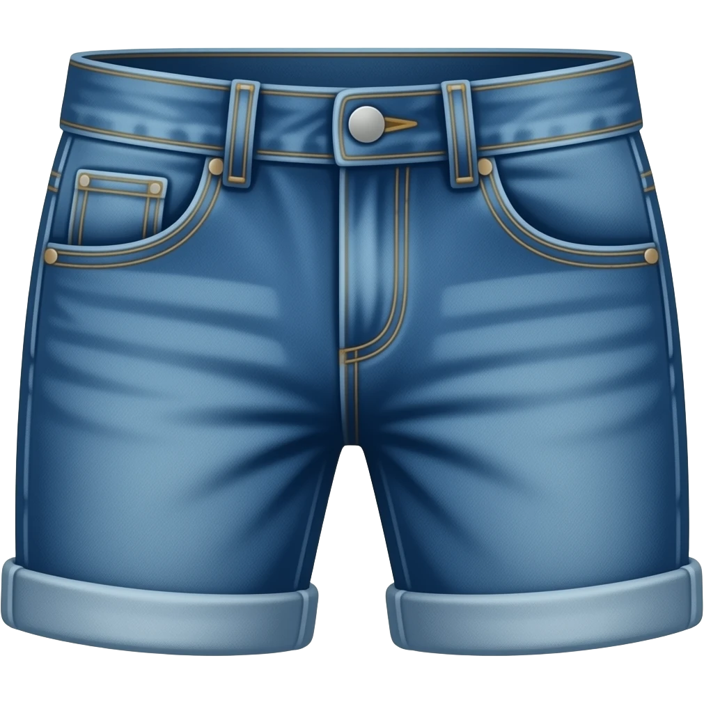 cartoon emoji of the jeans, thick outline, flat colors, simple 2D, minimal, clean background, sticker style, no 3D emoji
