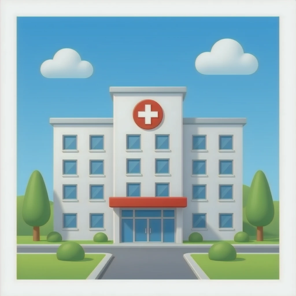 edificio hospital emoji