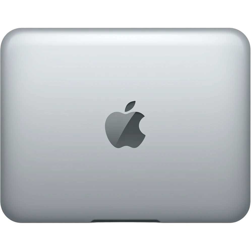 mac book from top closed emoji