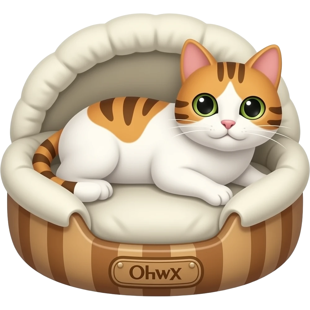 Cat bed emoji
