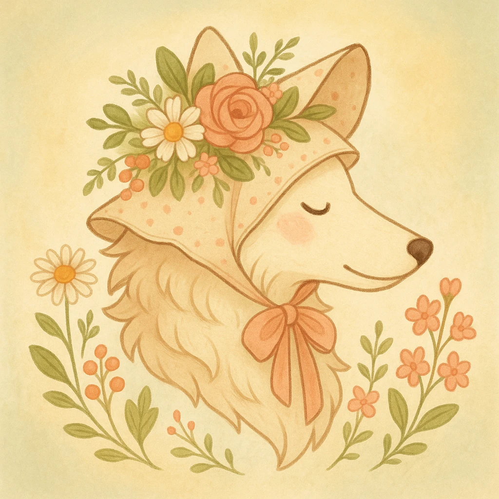 Give the Overwolf logo a cute cottagecore makeover emoji