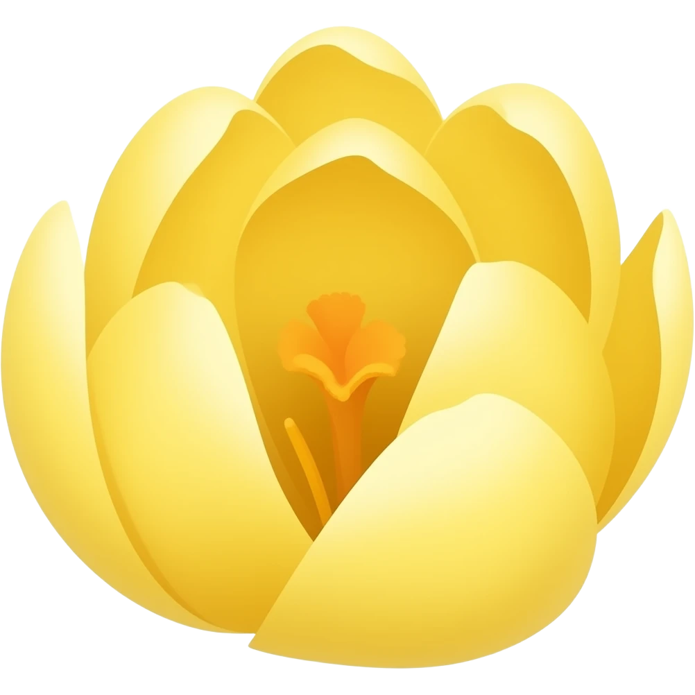 yellow crocus emoji emoji