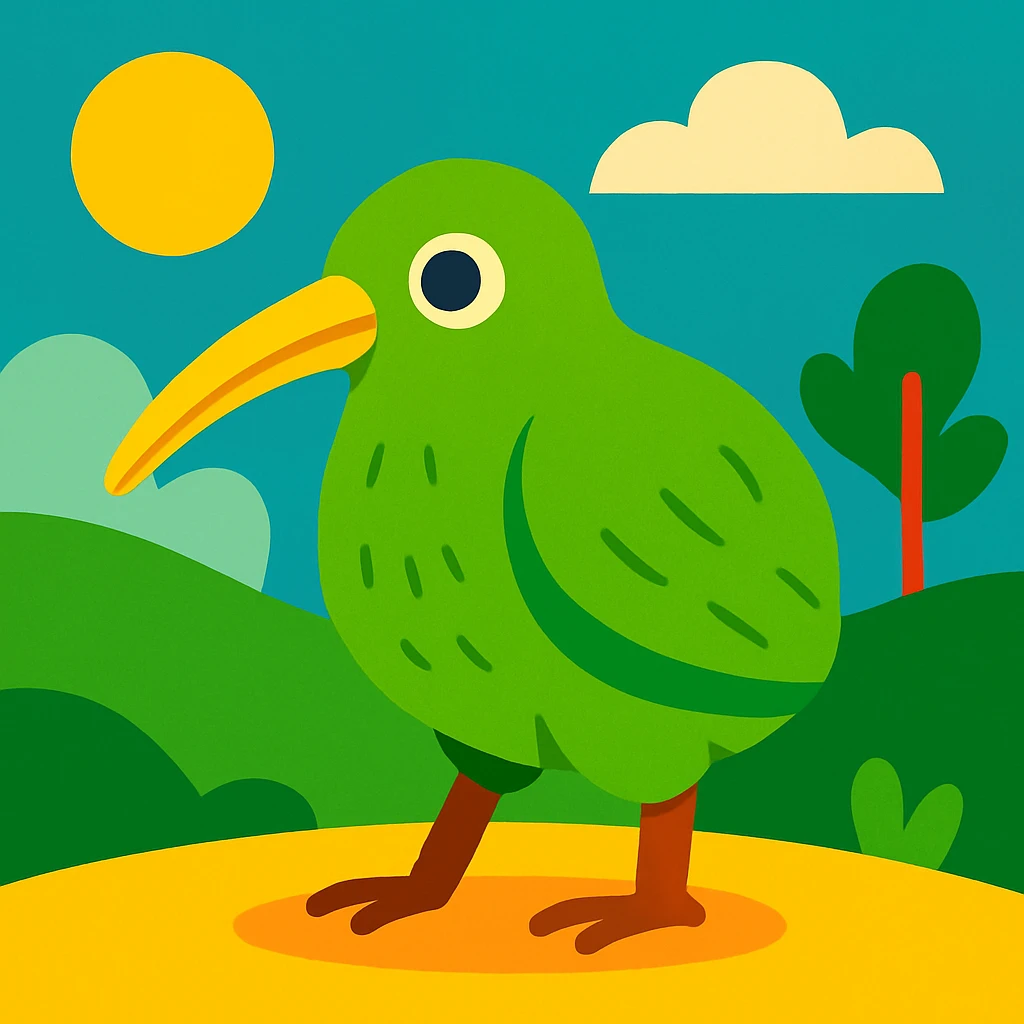 Bird kiwi emoji