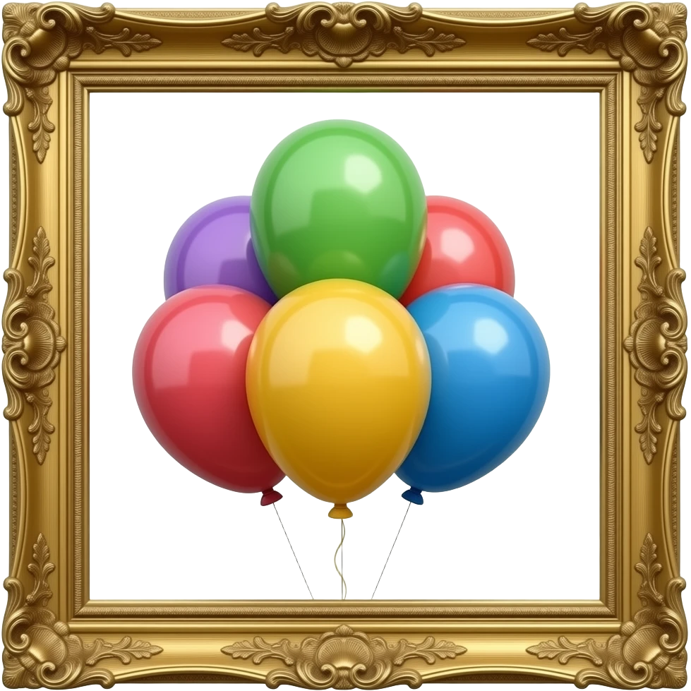 balloons pictures  frame emoji