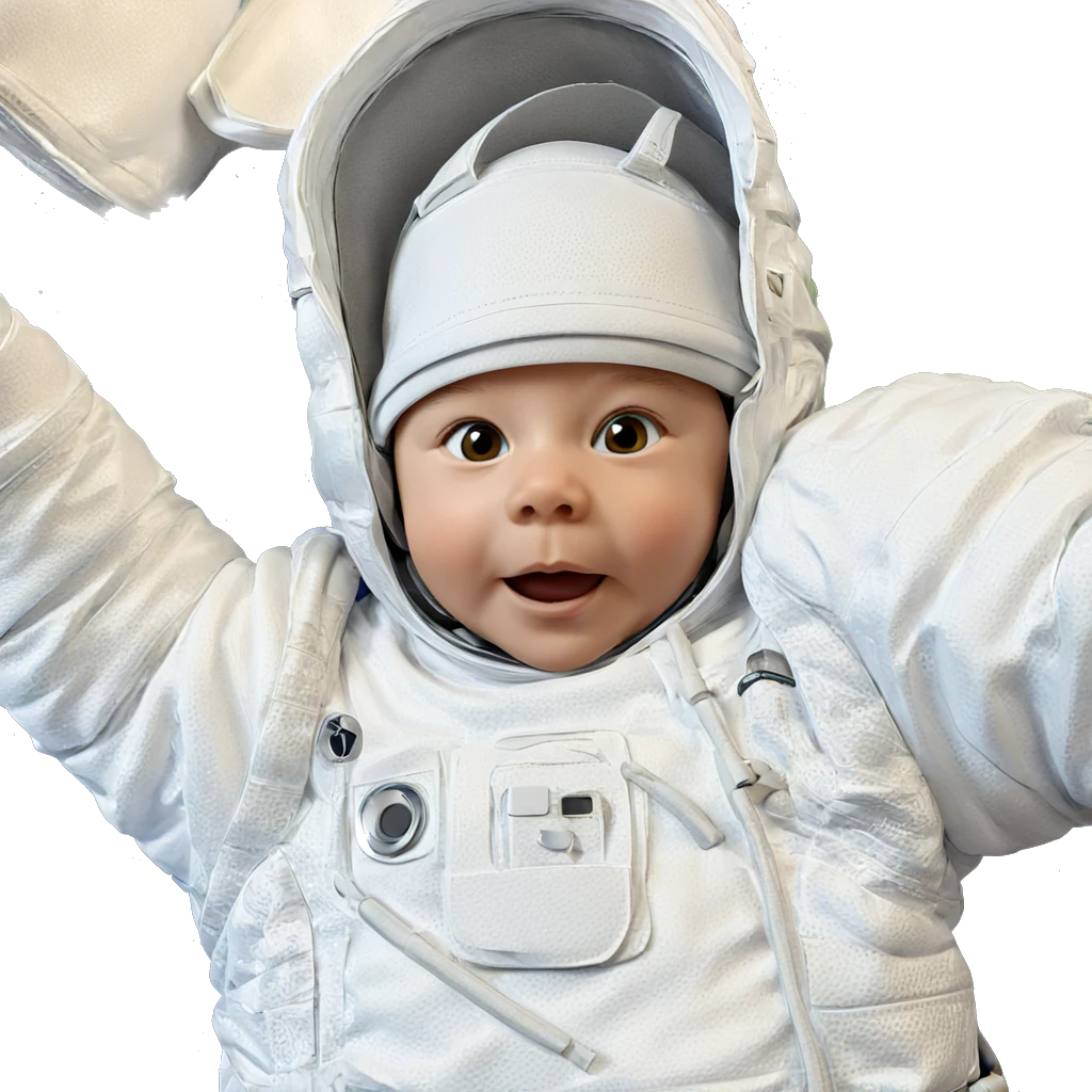 astronaut in realistic spacesuit emoji