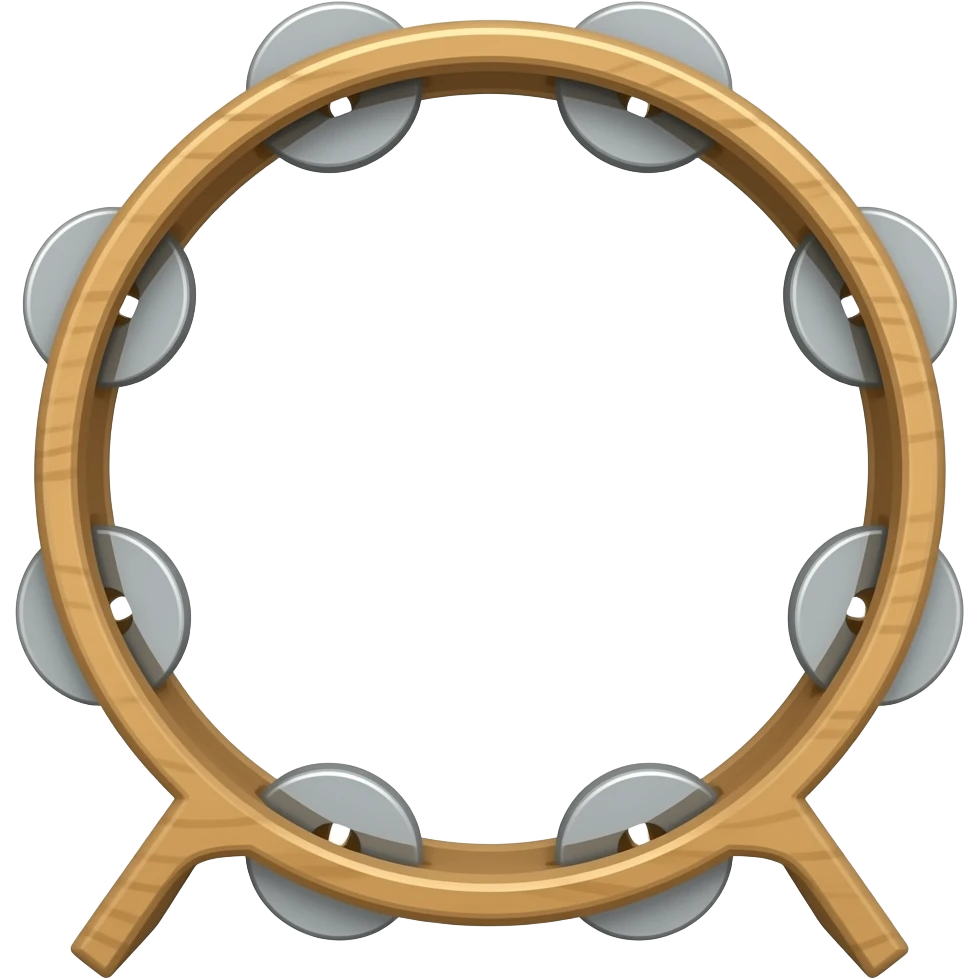 Tambourine emoji