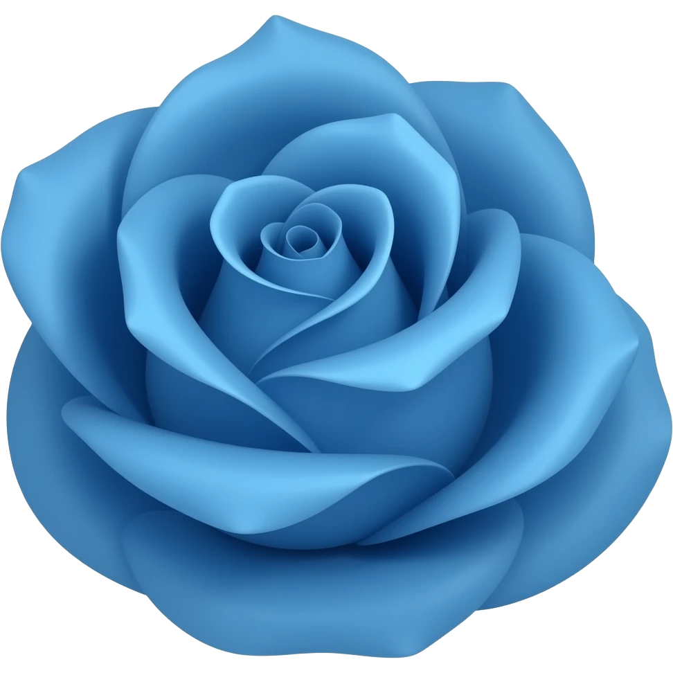 blue rose emoji emoji