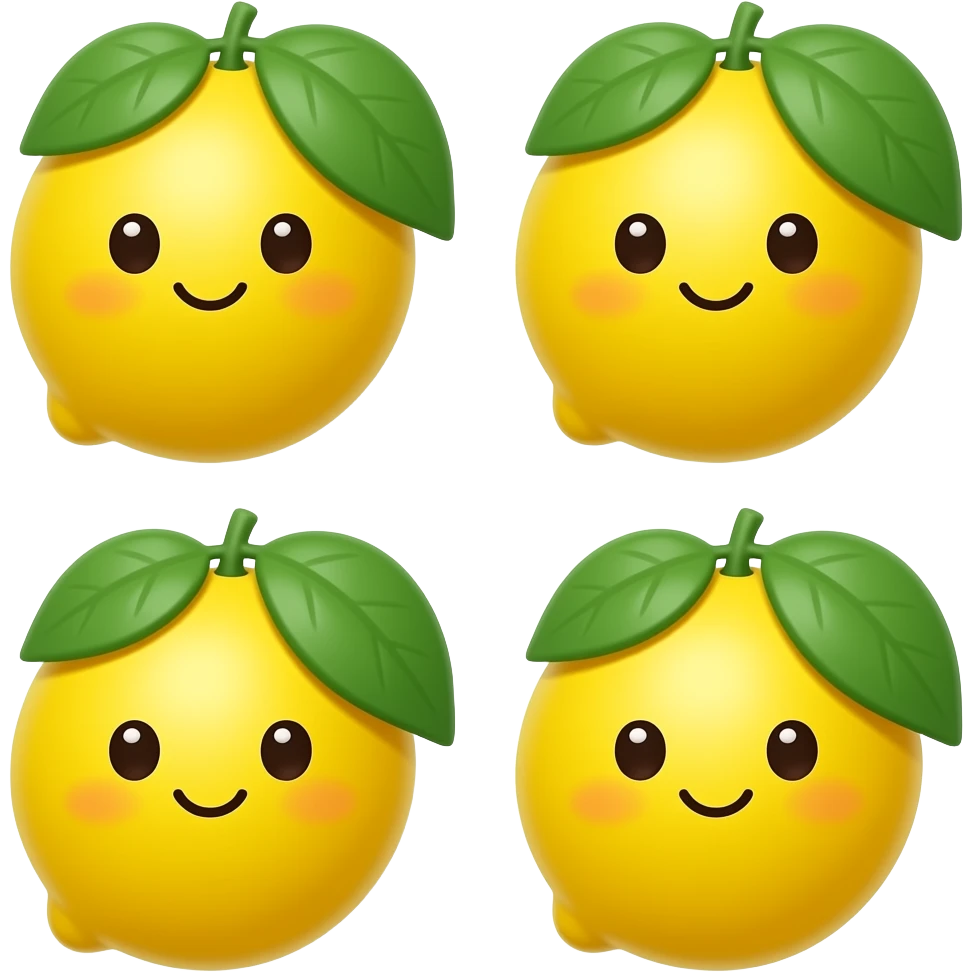 Kawaii lima limon emoji