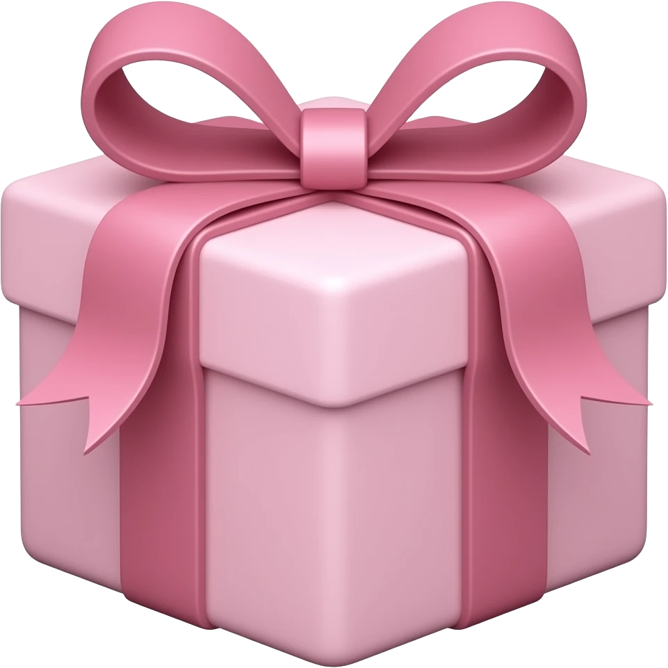 pink present emoji