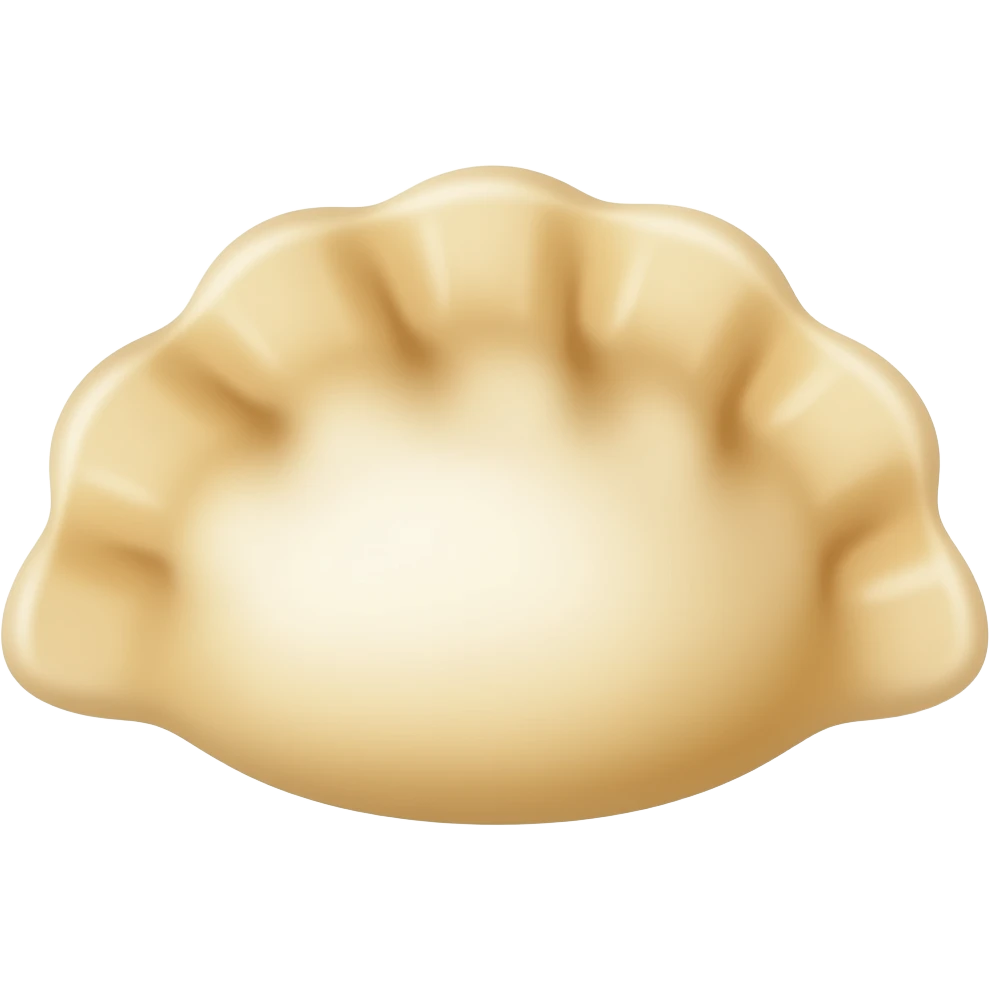 Golden Dumpling squishy emoji