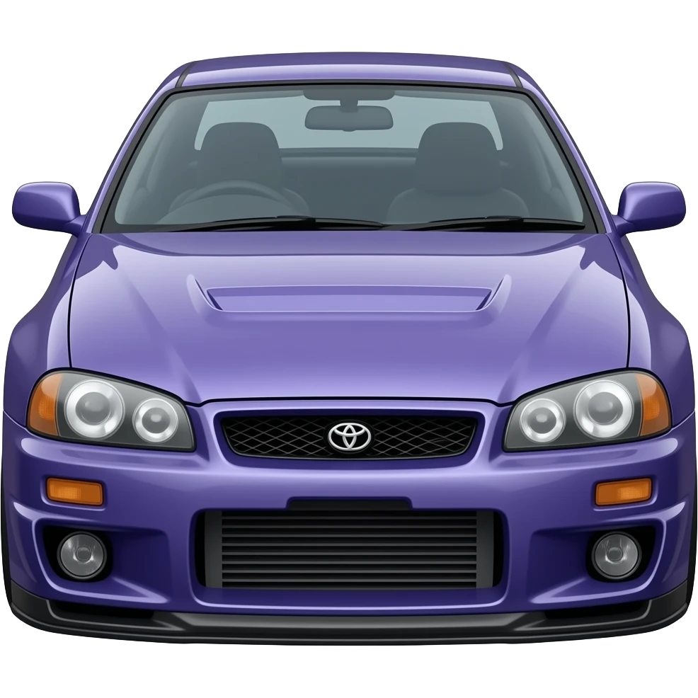 Purple skiline auto emoji